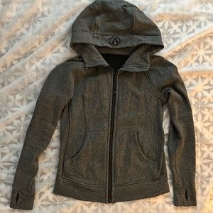 Lululemon Scuba hoodie Heather gray size 6